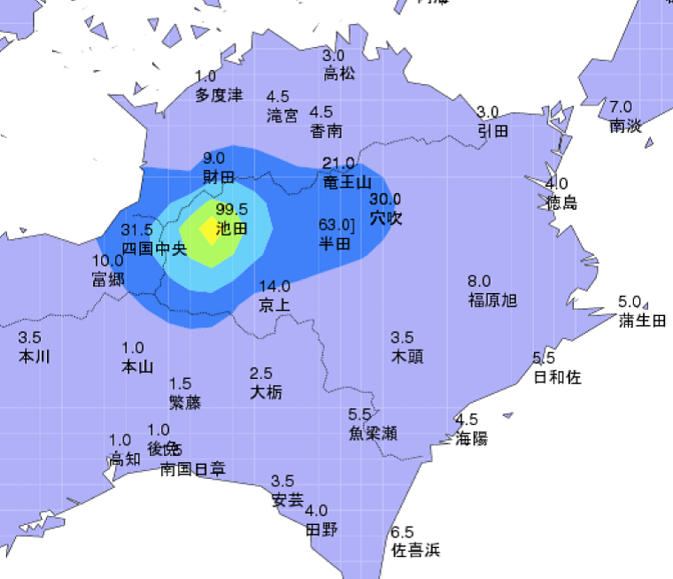 徳島県西部で記録的な大雪_2